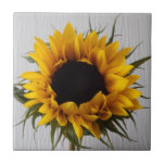 Sunflower Ceramic Tile<br><div class="desc">Sunflower Ceramic Tile</div>