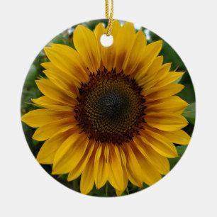 Sunflower ceramic tree decoration