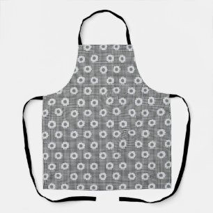 Sunflower & Check (Black) Apron