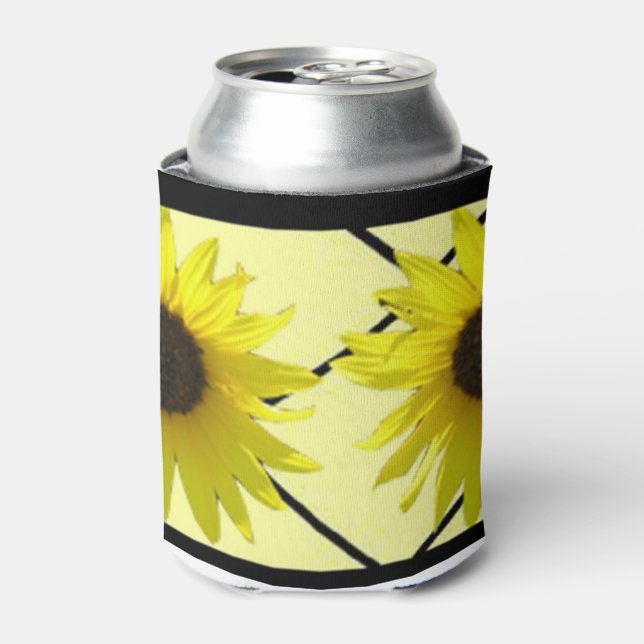 Sunflower Cheer Can Cooler (Can Front)