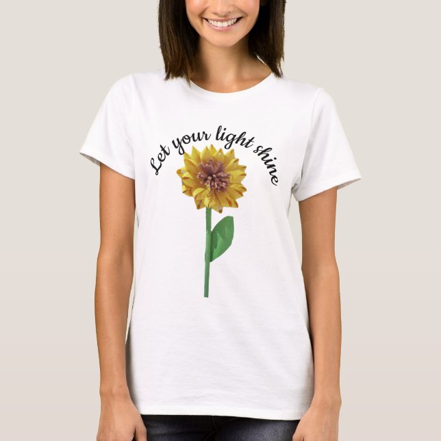 Sunflower christian T-Shirt (Front)