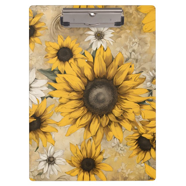 Sunflower Clipboard (Front)