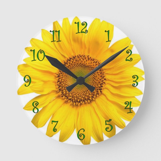 Sunflower clock (Front)