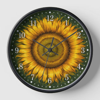 Sunflower Clock