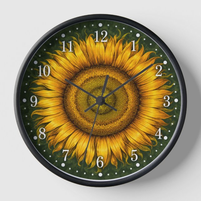 Sunflower Clock (Front)