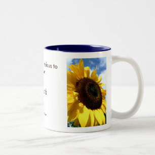 sunflower closeup by tdgallery mug