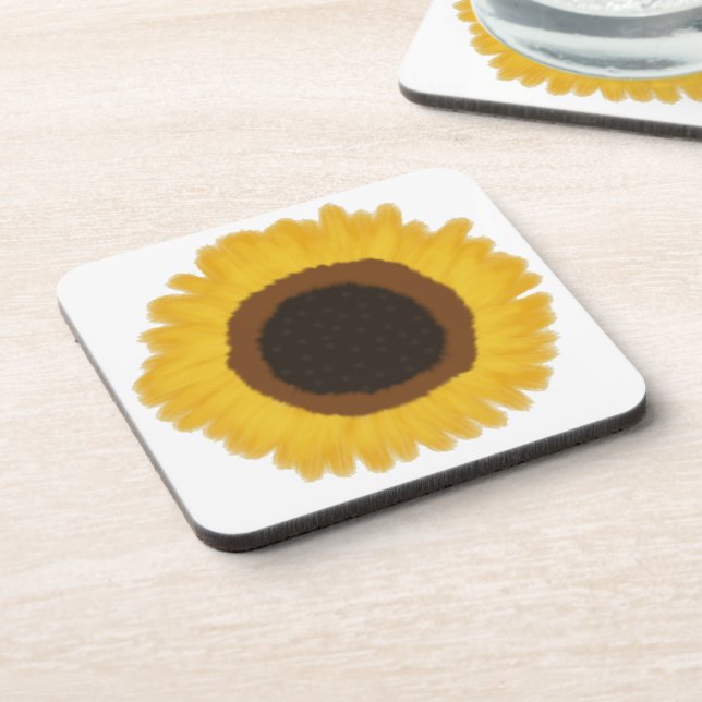 Sunflower Coaster (Left Side)