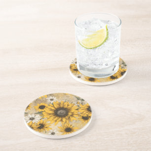 Sunflower Coaster