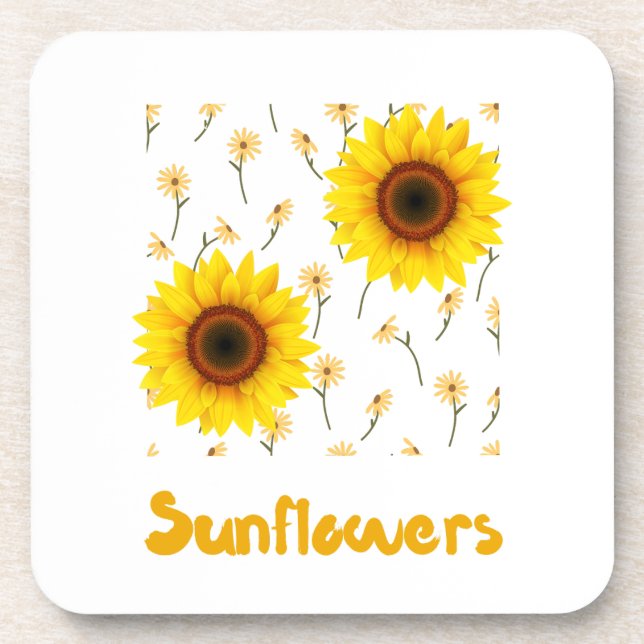 Sunflower Coasters (Front)