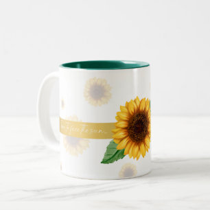 Sunflower Coffee Mug "Face the sunshine"