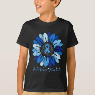 Sunflower Colon Cancer Awareness Month T-Shirt