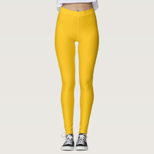 Sunflower Colour Solid Plain Leggings