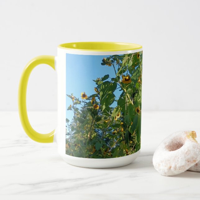 Sunflower Combo Mug (With Donut)
