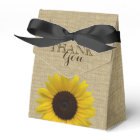 Sunflower Country Burlap Print