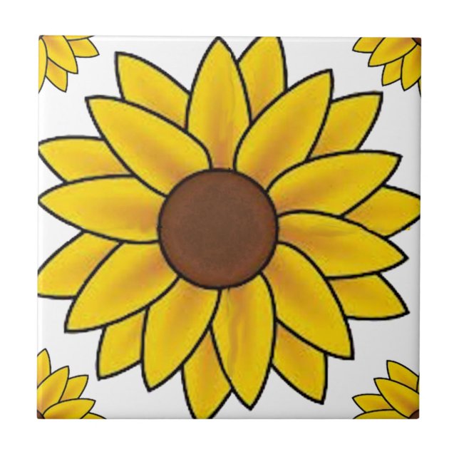 Sunflower Country Tile (Front)