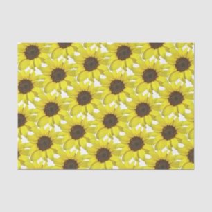 Sunflower Covered Tissue Paper