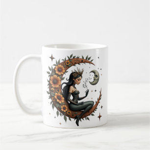 Sunflower Crescent Queen Coffee Mug
