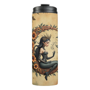 Sunflower Crescent Queen Thermal Tumbler