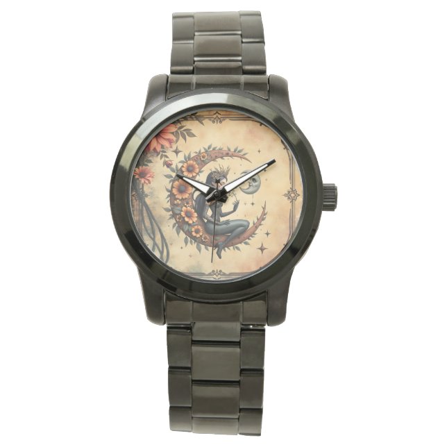 Sunflower Crescent Queen  Watch (Front)