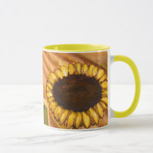 Sunflower Cups Mugs Cheerful Yellow Cups Glasses
