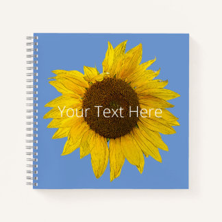 Sunflower Custom Notebook