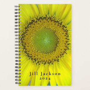 Sunflower customizable planner 2024