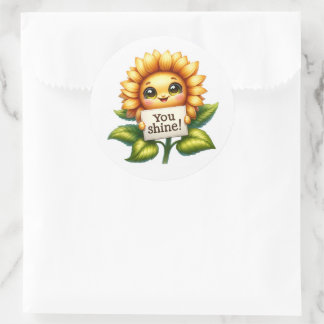 Sunflower Cutie Stickers