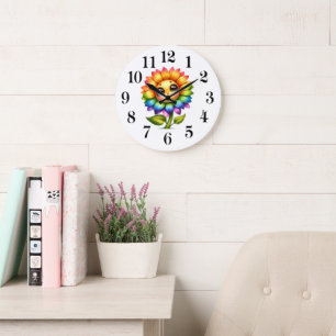 Sunflower Cutie Wall Clock