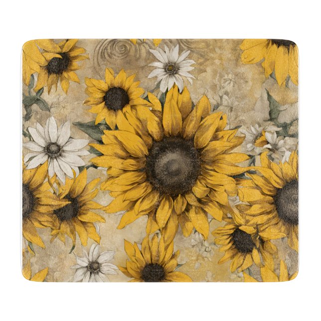 Sunflower Cutting Board (Front)