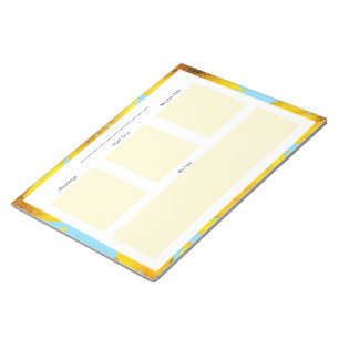 Sunflower Daily Planner Notepad