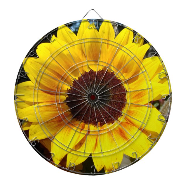 Sunflower - Dart Board (Front)