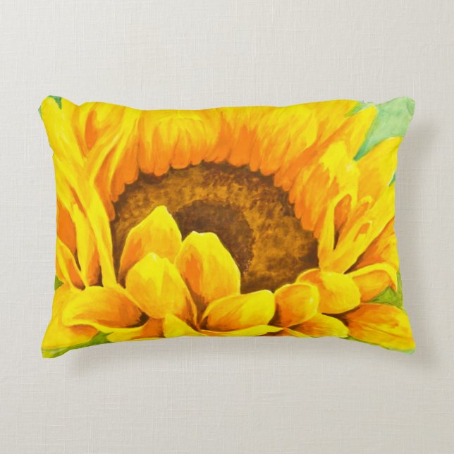 Sunflower Decorative Cushion (Front)