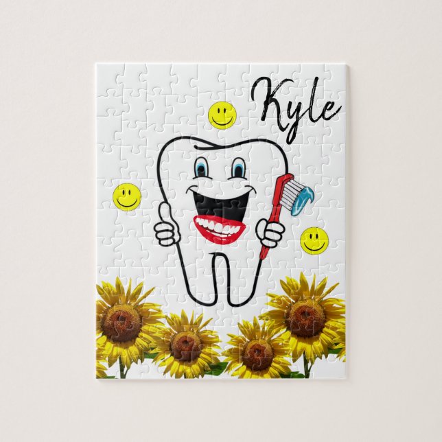 Sunflower Dentist Puzzles (Vertical)
