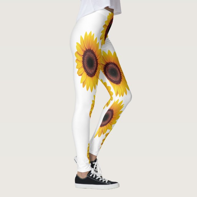 Sunflower Design Leggings (Right)