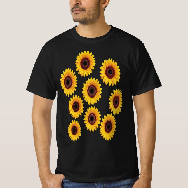 Sunflower Design T-Shirt (Front)