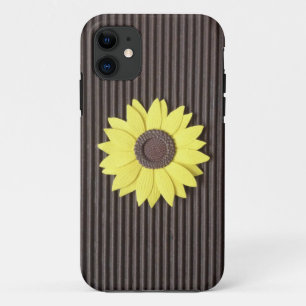Sunflower Design "Textured Look" iPhone 5 Case