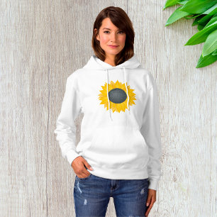 Sunflower Disco Ball Retro Party Vibe  Hoodie