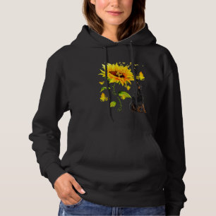 Sunflower Doberman Pinscher Mum Dog Hoodie