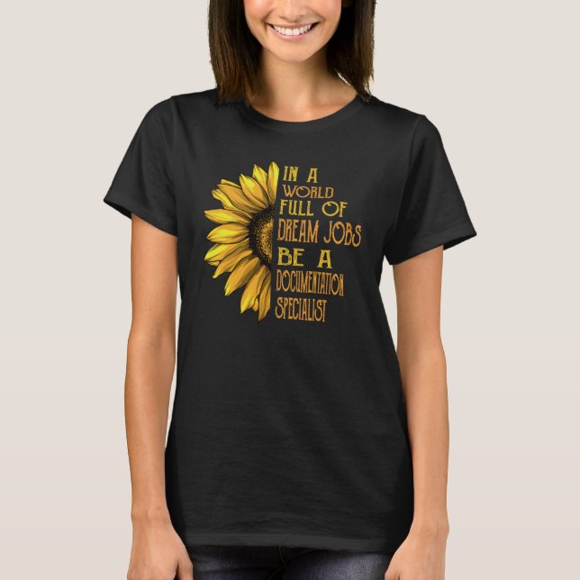 Sunflower  Documentation Specialis T-Shirt (Front)