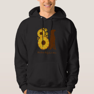 Sunflower Dog Mom - Rhodesian Ridgeback Hoodie