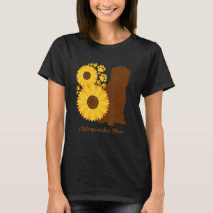 Sunflower Dog Mum - Ape Terrier Affenpinscher T-Shirt