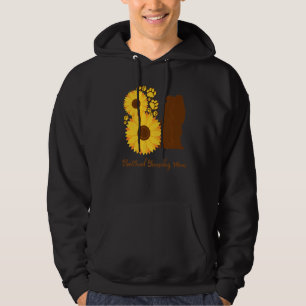 Sunflower Dog Mum - Sheltie Shetland Sheepdog Prem Hoodie