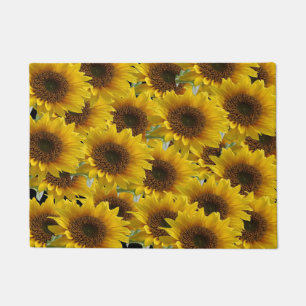 Sunflower door mat