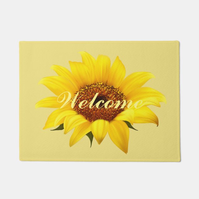 Sunflower Door Mat (Front)