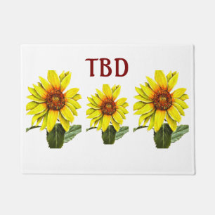 Sunflower Doormat