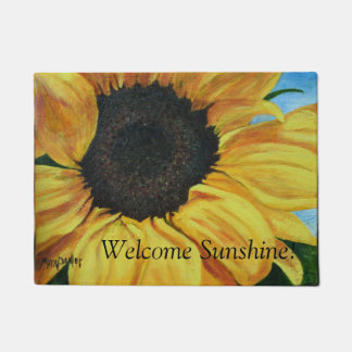 sunflower doormat