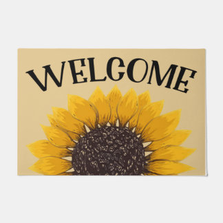 Sunflower Doormat/Front Doormat/Housewarming Gift Doormat