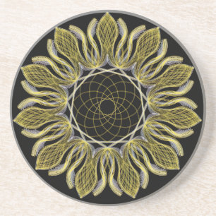 Sunflower Dreamcatcher Coaster