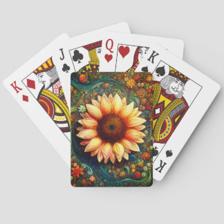 Sunflower Dreams Playing Cards