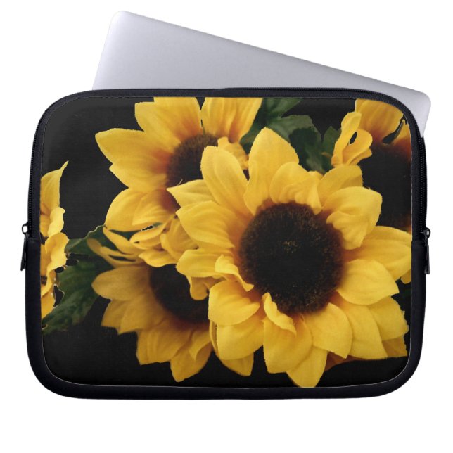 Sunflower Electronics Bag (Front)